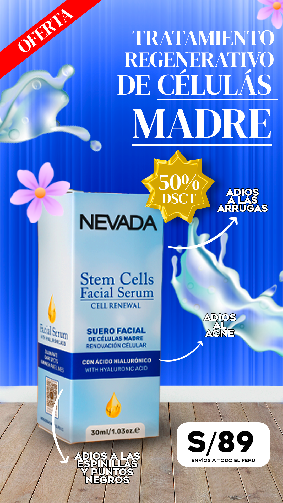 Serúm- TRATAMIENTO REGENERATIVO DE CÉLULAS MADRE