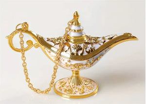 ❤️‍🔥UN REGALO PARA MAMA CON ELEGANCIA Y AROMA 🐫LAMPARA ALADINO, PORTA QUEMADOR AROMATIZADOR Y DECORATIVO, MATERIAL DE METAL ZINC💕
